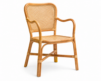 Chaise rotin et cannage avec accoudoirs | CANNA