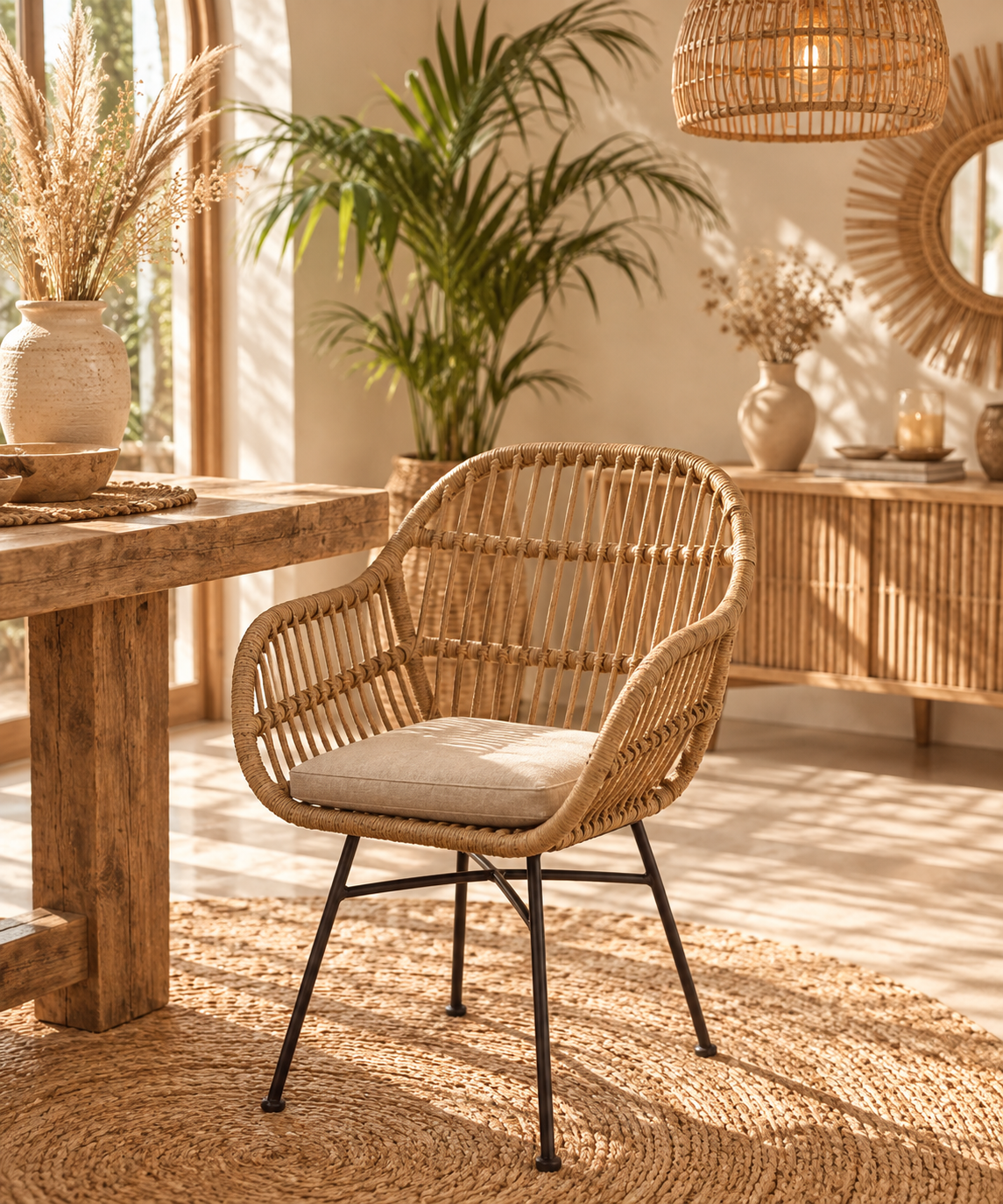 Chaise en Rotin naturel | NORI