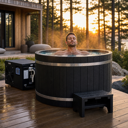 Barrel Cold Plunge Tub